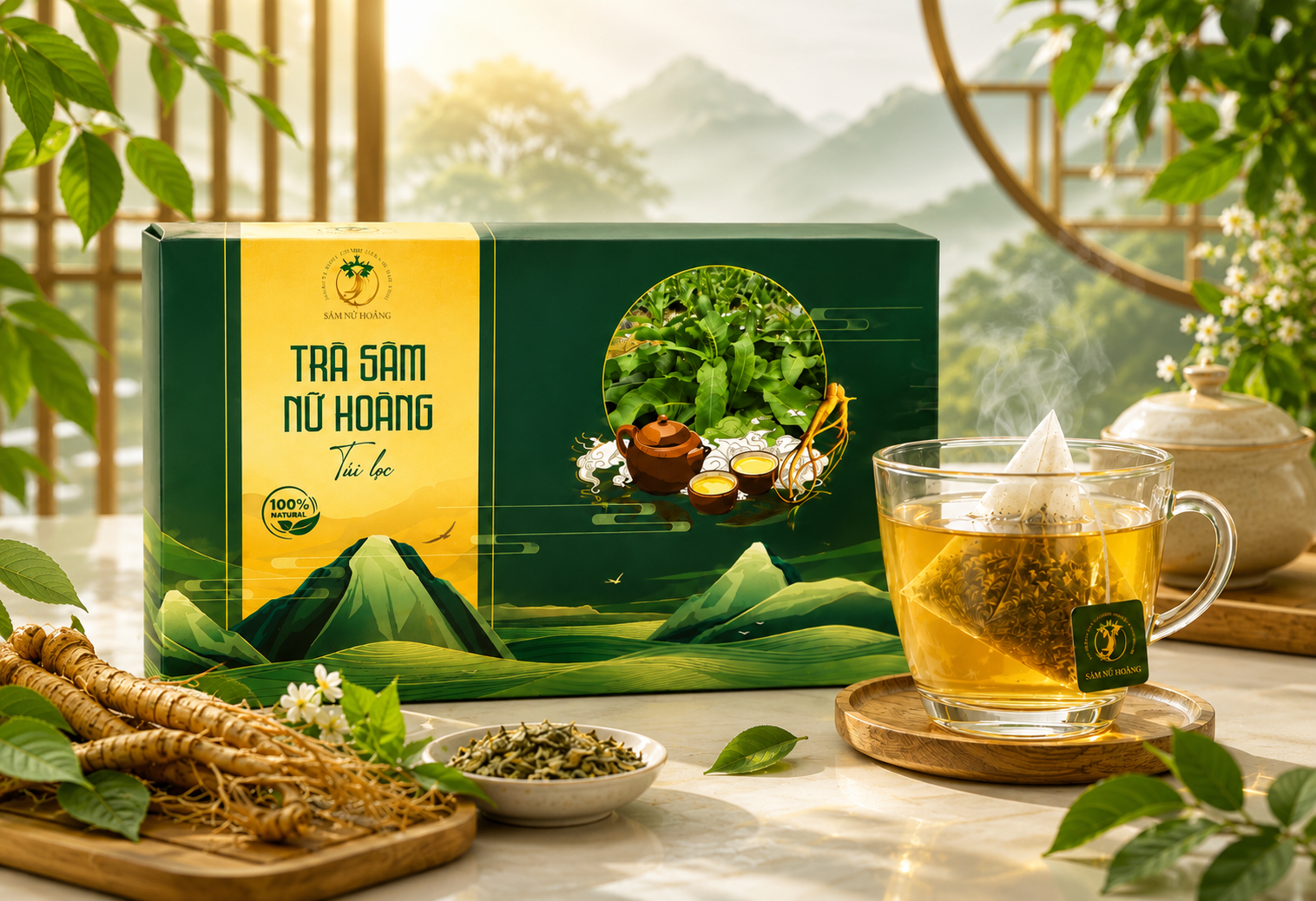 Trà sâm Nữ Hoàng cao cấp 